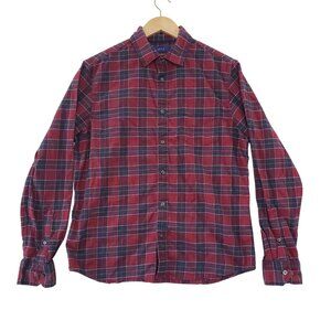 Apt. 9 Mens Plaid Long Sleeve Shirt Size L Oeko Tex Normcore Casual Everyday‎